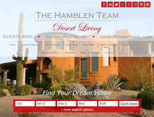 Tablet Screenshot of hamblenteam.com